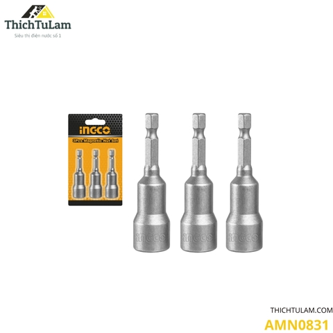 Bộ mũi từ bắn tôn 3 cái Ingco AMN0831