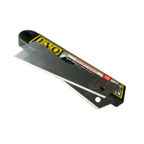 Lưỡi dao rọc giấy 18mm cho dao G (hộp 10 cái) Kds GB-10BEVO