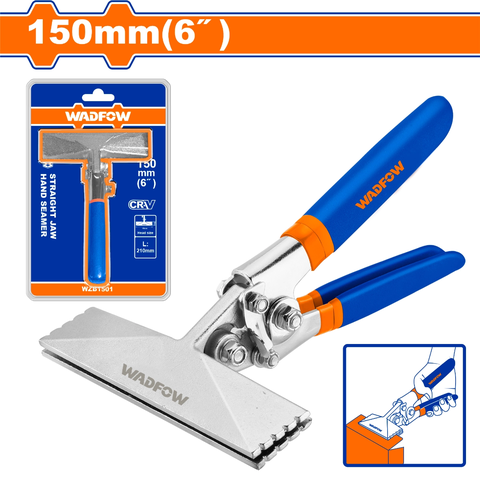 Kìm kẹp mỏ thẳng dẹp 6inch Wadfow WZB1501