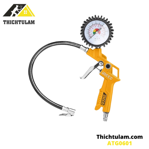 Súng bơm lốp xe oto dùng khí  Ingco ATG0601
