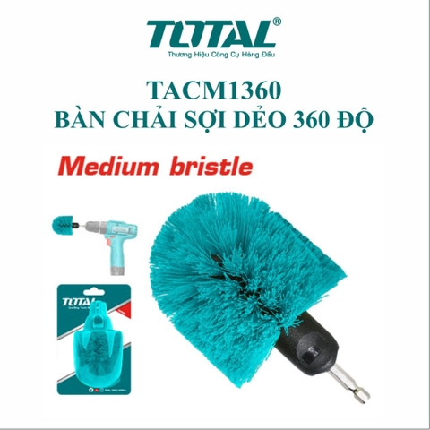 Bàn chải sợi dẻo 360 độ Total TACM1360