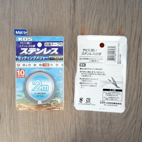 Thước dán Inox 2.x10mm Kds SST10-02