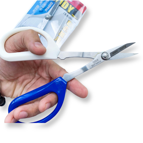 Kéo đa năng cán trắng xanh Buddy BC0033