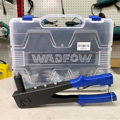 Bộ 101 chi tiết kìm rút rivet 9.5inch và đinh rút Wadfow WHR1909