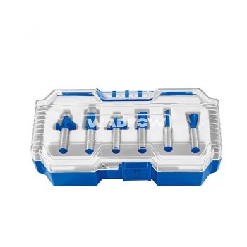 Bộ 6 mũi phay gỗ 6mm Wadfow WRKSR0108