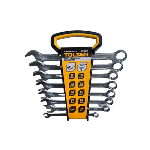 Bộ 8 khóa vòng miệng Tolsen 15887
