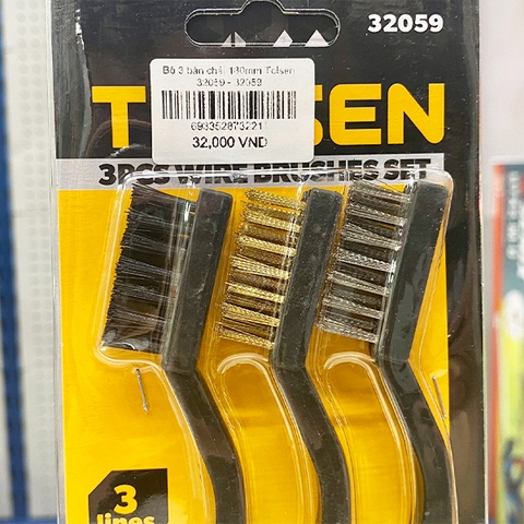 Bộ bàn chải 180mm Tolsen 32059