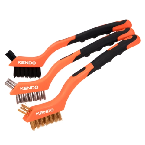 Bộ bàn chải mini 3 cái 175mm Kendo 31101