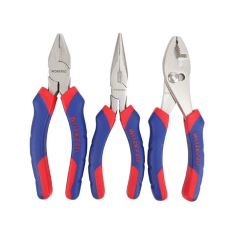 Bộ dụng cụ 3 chi tiết, cán nhựa Workpro W001312