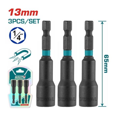 Bộ 3 mũi từ bắn tôn 13mm Total TAC271331