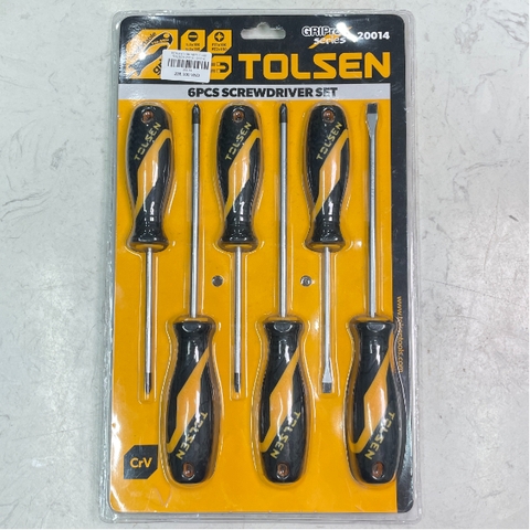 Bộ tua vít cán mềm 6 cây Tolsen 20014