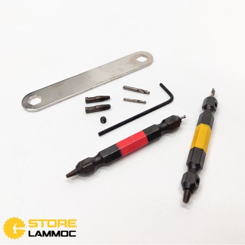 Bộ 2 mũi khoan tháo vít gãy 65mm Anex ANH-S1