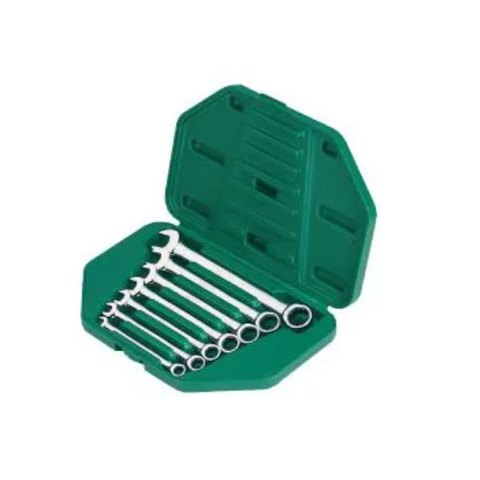 Bộ cờ lê vòng miệng tự động 7 chi tiết Sata 09050