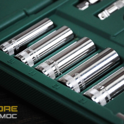 Bộ đầu tuýp 25 chi tiết 1/4inch Sata 09001