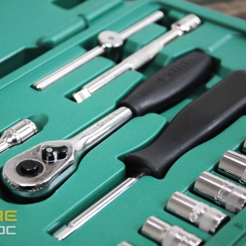 Bộ đầu tuýp 25 chi tiết 1/4inch Sata 09001