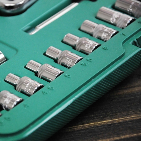 Bộ đầu tuýp 25 chi tiết 1/4inch Sata 09001