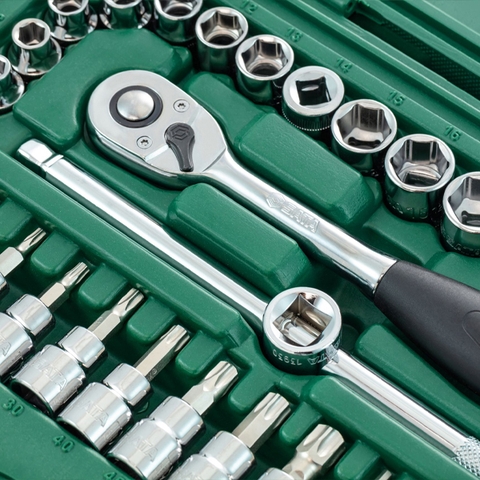 Bộ đầu tuýp 8inch (bộ 60 cái) Sata 09004