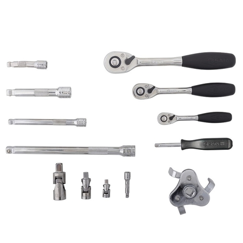 Bộ dụng cụ bảo trì ô tô 1/2inch (bộ 128 cái) Sata 09014A
