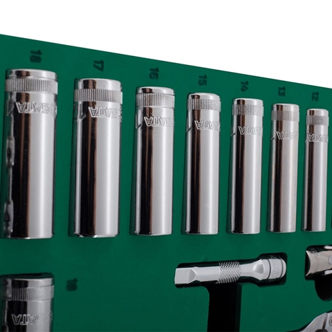 Bộ khay đầu tuýp 33 chi tiết 3/8inch Sata 09902