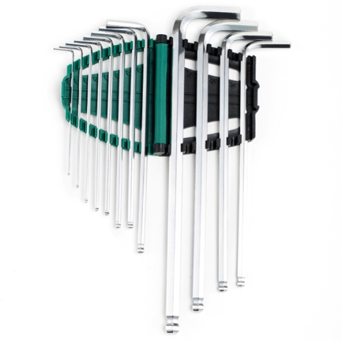 Bộ lục giác đầu bi dài hệ inch Sata 09102