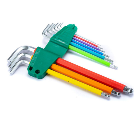 Bộ lục giác đầu bi Sata 09101CH 9 cây