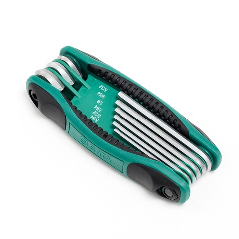 Bộ lục giác hệ Inch Sata 09122 gập 9 chi tiết