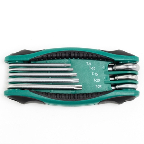 Bộ lục giác sao loại gập 8 chi tiết Sata 09123