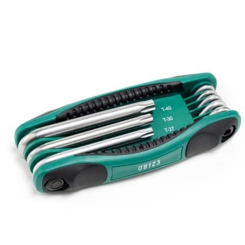 Bộ lục giác sao loại gập 8 chi tiết Sata 09123