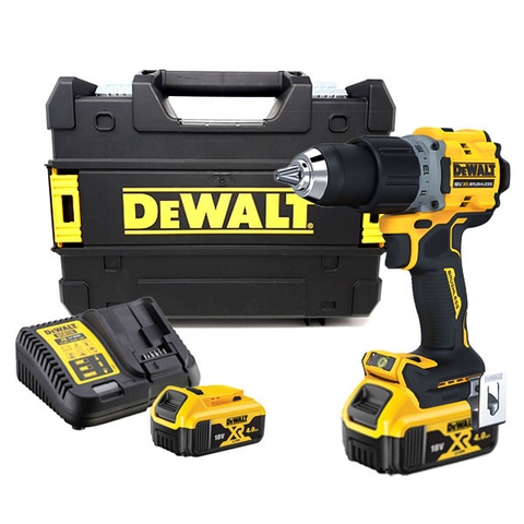 Bộ máy khoan pin 20V không búa 90Nm Dewalt DCD800M2T (2 pin 4ampe)