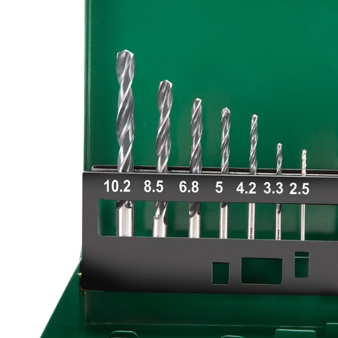 Bộ mũi khoan và taro ren trong - ngoài (bộ 37 cái) Sata 50455