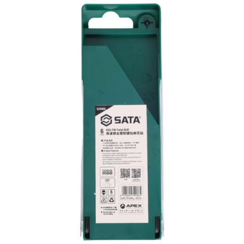 Bộ mũi khoan xoắn (bộ 6 cái) Sata 52906A