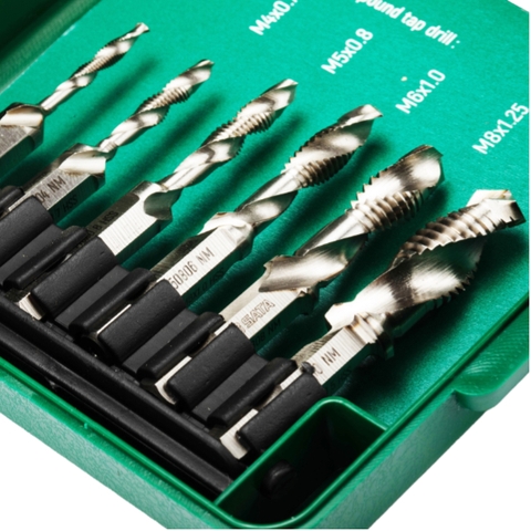 Bộ mũi khoan xoắn HSS (bộ 7 cái) Sata 50457