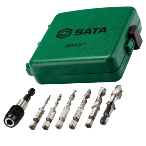 Bộ mũi khoan xoắn HSS (bộ 7 cái) Sata 50457