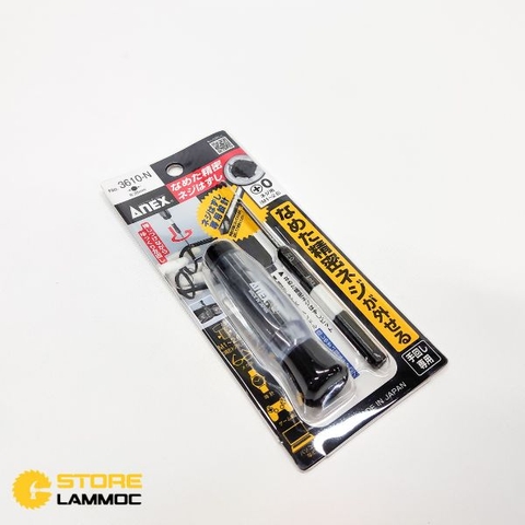 Bộ mũi mở vít có đầu điện tử PH0 Anex No.3610-N