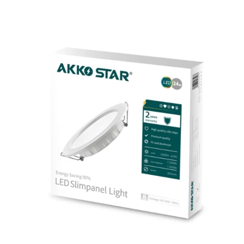 Bóng đèn led sáng trắng 24W AKKO STAR 05507