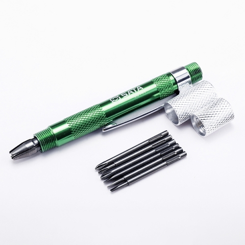 Bộ tua vít đa năng Sata 6 chi tiết thép CrVMo - 03141