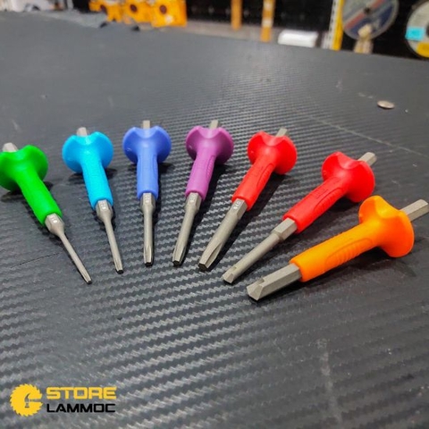 Bộ Tua vít đóng xoay chuyên tháo vít tòe đầu Anex No.1903-NS1