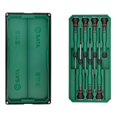 Bộ tua vít nhỏ đầu dẹp (bộ 6 cái) Sata 09311