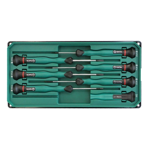 Bộ tua vít điện từ 6 cây dẹp từ 1.0mm-3.5mm  Sata 09311