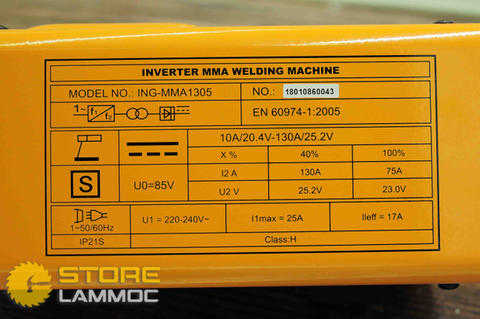 Máy hàn điện tử Inverter 130A Ingco ING-MMA1305
