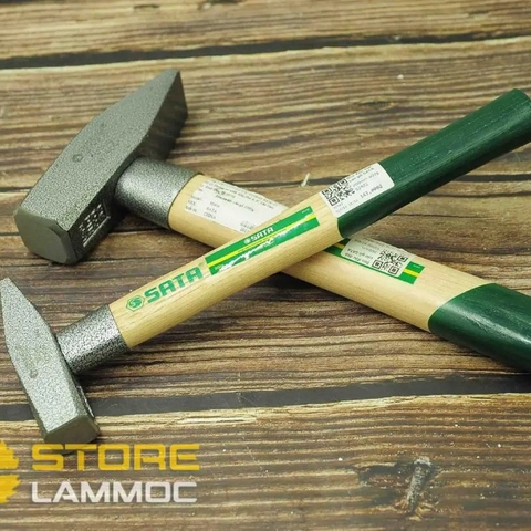 Búa đầu dẹp cán gỗ Sata 92402, 92403, 92405, 92406