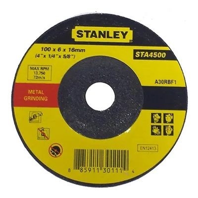 Đá mài kim loại 100x6.0x16mm Stanley STA4500