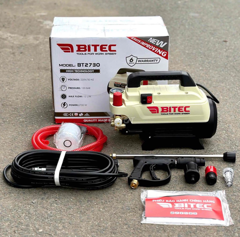Máy rửa xe Bitec BT2730 (2.700W, có chỉnh áp)