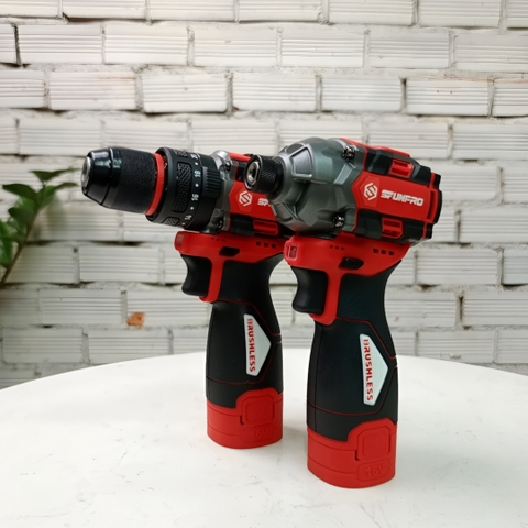 Combo máy khoan pin và máy bắt vít pin 16V Sfunpro S2AH7916-COMBO