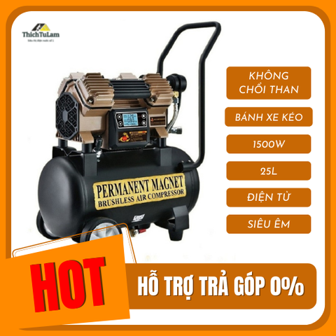 Máy nén khí không dầu và không chổi than 25L CPH CP990X1