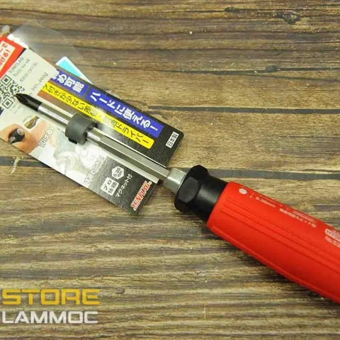 Tua vít 4 cạnh Sunflag 5300 #2X100 cán cao su mềm