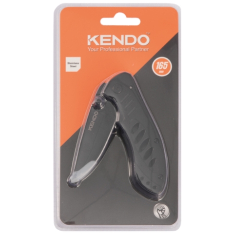 Dao tiện ích gấp gọn chất liệu thép không gỉ 165mm Kendo 30929