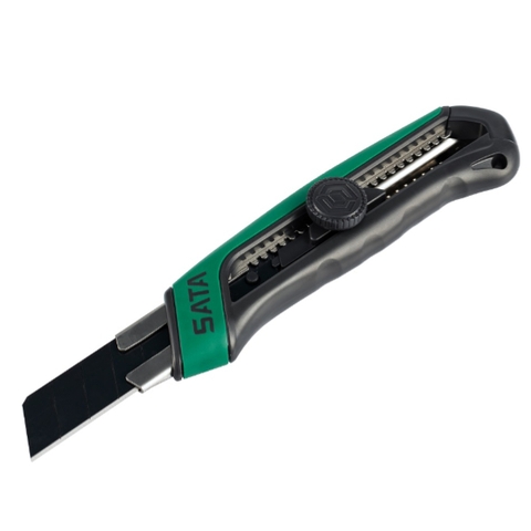 Dao rọc giấy Sata 25mm 93483 cán phủ cao su cao cấp