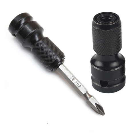 Đầu chuyển từ bắn bu lông 12inch sang bắn vít 6.35mm