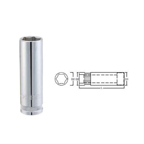 Đầu tuýp mở bugi 16mm Sata 12915